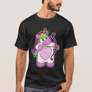 Camiseta Unicorn como Arqueiro com Arco e Seta