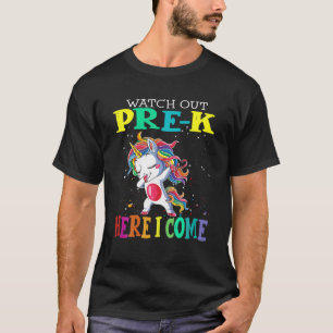 Camiseta Unicorn Dabbing Assista Crianças Pré-K Rapazes De 