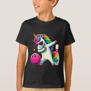 Camiseta Unicorn Dabbing Boliches Birthday Girls