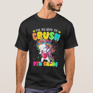 Camiseta Unicorn Dabbing, estou pronto para esmagar o 9º an