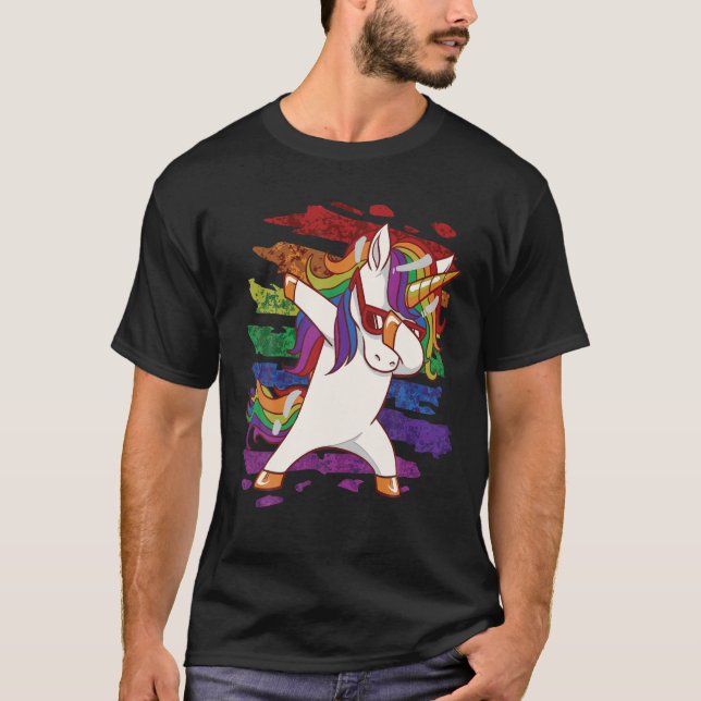 Camiseta Unicorn Dabbing Pose (Frente)