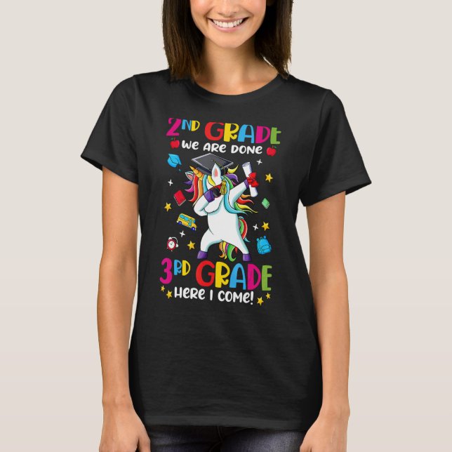 Camiseta Unicorn Dabbing segundo Grade (Frente)