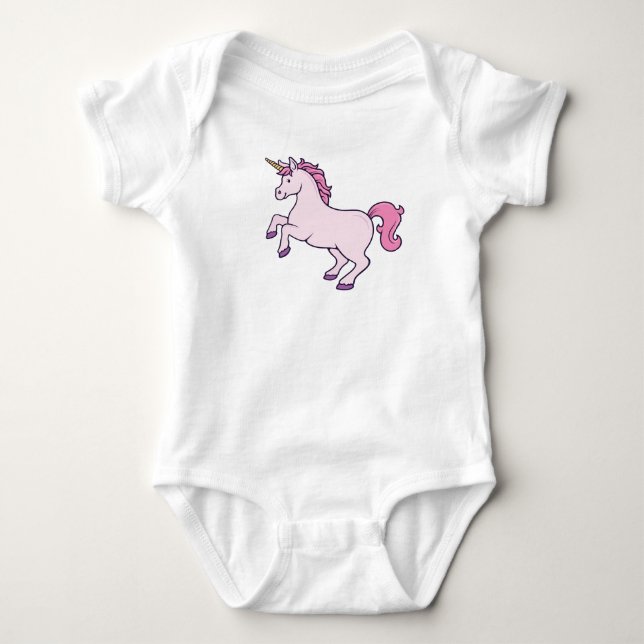 Camiseta Unicorn de Cute Personalizável (Frente)