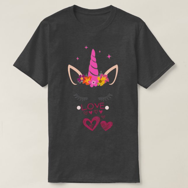 Camiseta unicorn é meu namorados engraçado Clássico (Frente do Design)