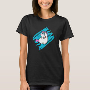 Camiseta Unicorn Fantasy Bichinhos Engraçados Arco-Íris Dão