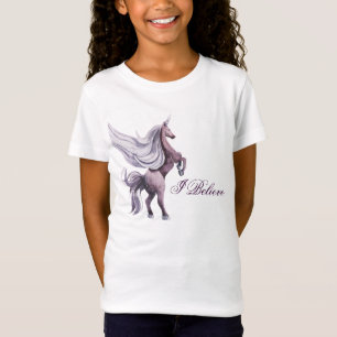 Camiseta Unicorn Fantasy Corante mágico roxo