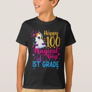 Camiseta Unicorn Feliz 100 Dias Mágicos De 1rua