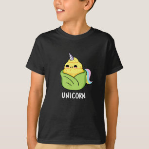 Camiseta Unicorn Funny Baby Corn Pun Dark BG