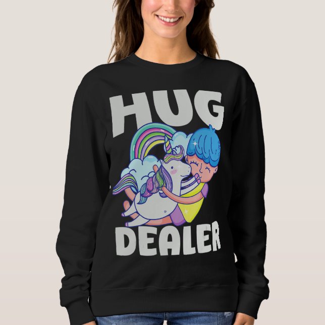Camiseta Unicorn Funny Hug Dealer (Frente)