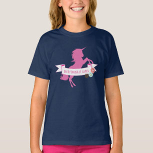 Camiseta Unicorn Girls Birthday Unicorn Lovers