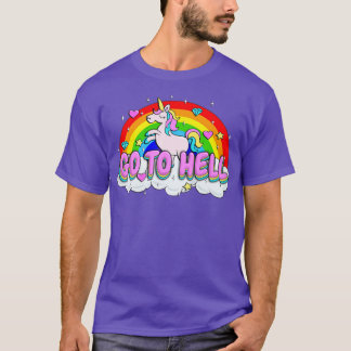 Camiseta Unicorn Go to Hell Unicorn