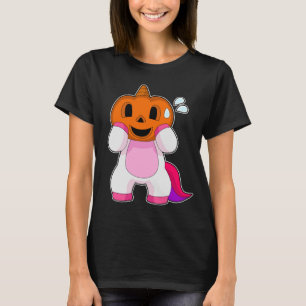 Camiseta Unicorn Halloween Pumpkin
