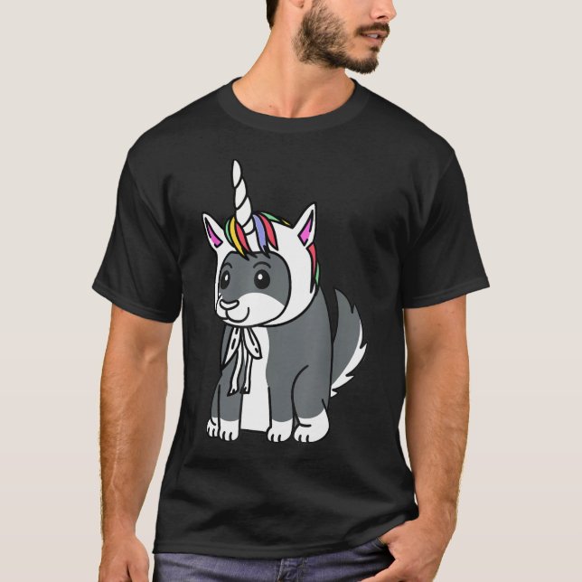 Camiseta Unicorn Hat Chinchilla Pet (Frente)