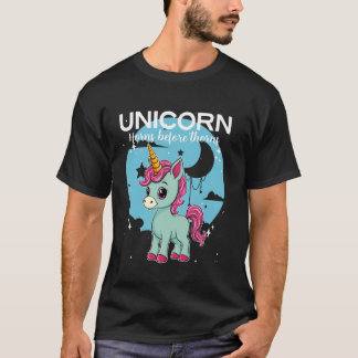 Camiseta Unicorn Horns Before Thorns Unicorn