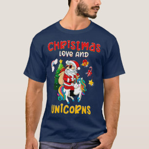 Camiseta Unicorn Horses Rider Girl Christmas Ride Ride 9