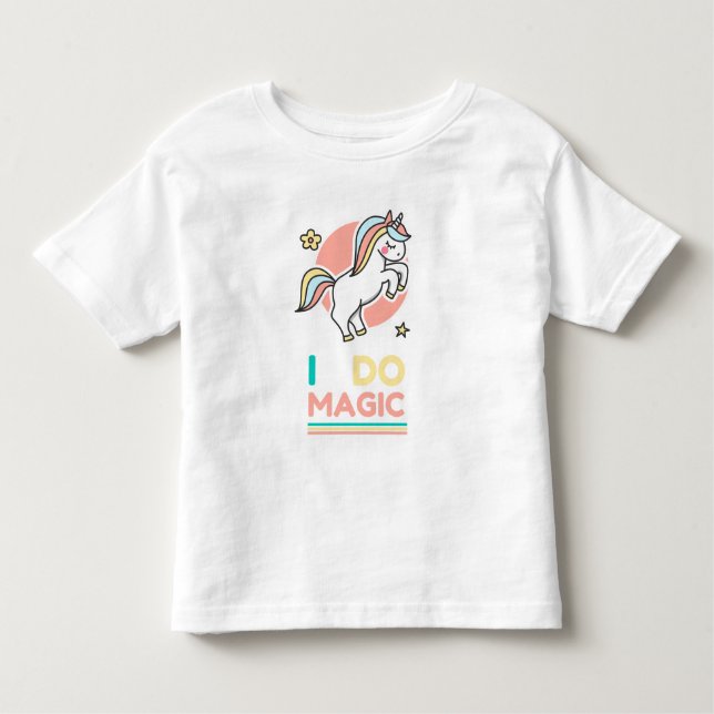 Camiseta Unicorn - I Do Magic (Frente)