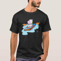 Unicorn Kayaking Canoagem de Meninas Bonitas Roupa