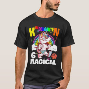 Camiseta Unicorn Kindergarten Grade É Um Teto Mágico De V