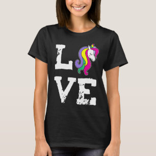 Camiseta Unicorn Love