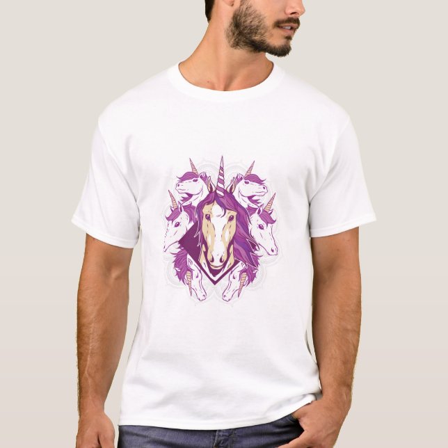 Camiseta Unicorn mandala (Frente)