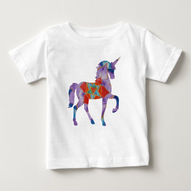 Camiseta Unicorn Mandala Art (Frente)