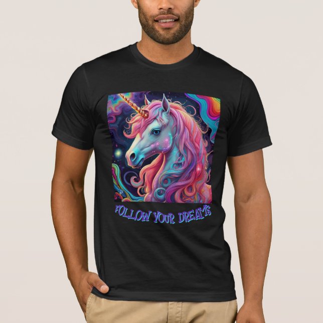 CAMISETA " UNICORN MULTICOLOR T SHIRT " (Frente)