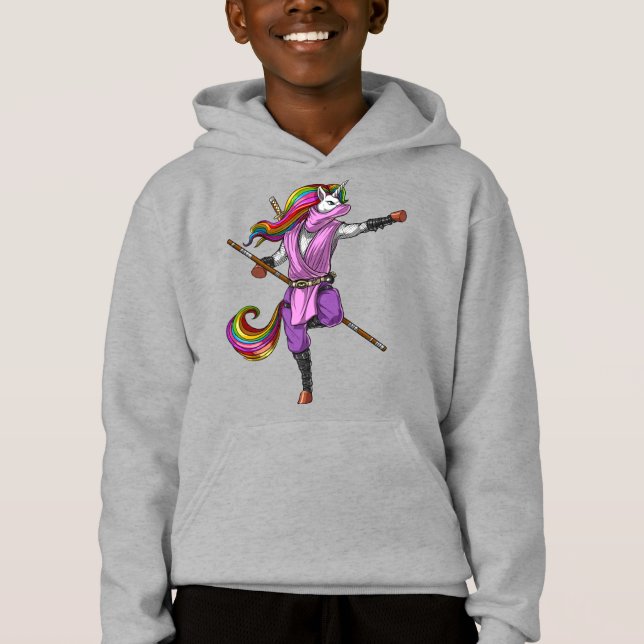 Camiseta Unicorn Ninja Samurai (Frente)