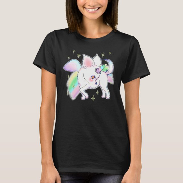 Camiseta Unicorn Pegasus Chihuahua (Frente)