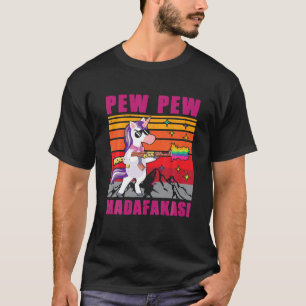Camiseta Unicorn Pew Madafakas - Presente de Unicórnio Vin