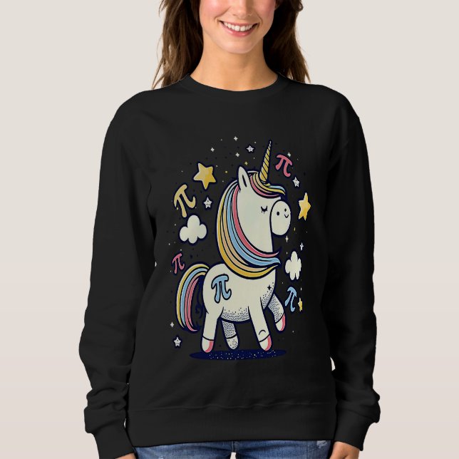 Camiseta Unicorn Pi Symbol Pi Day (Frente)