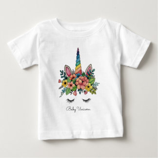 Camiseta Unicorn Pisca Com Rainbow Horn