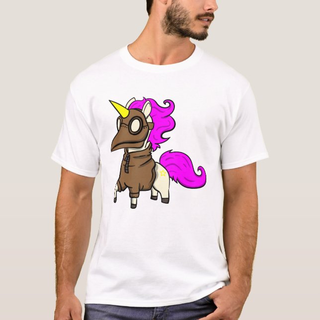 Camiseta Unicorn Plague Doutor Sarcasm Gift (Frente)