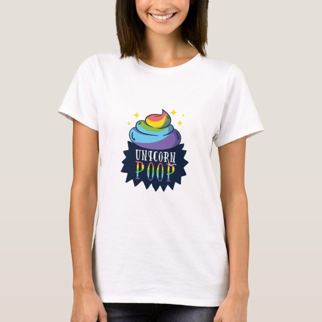 Camiseta Unicorn Poop (Frente)