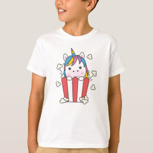 Camiseta Unicorn Popcorn Whats Poppin Funny PopStar