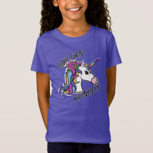 Camiseta Unicorn Princess Design - Fine Jersey T-Shi - Rapa