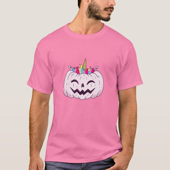 Camiseta Unicorn Pumpkin (Frente)