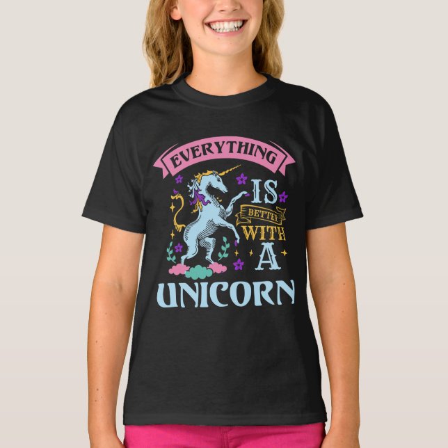 Camiseta Unicorn Quotes Shirt Gift (Frente)