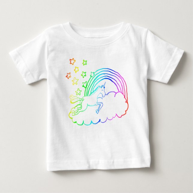 Camiseta Unicorn Rainbow (Frente)