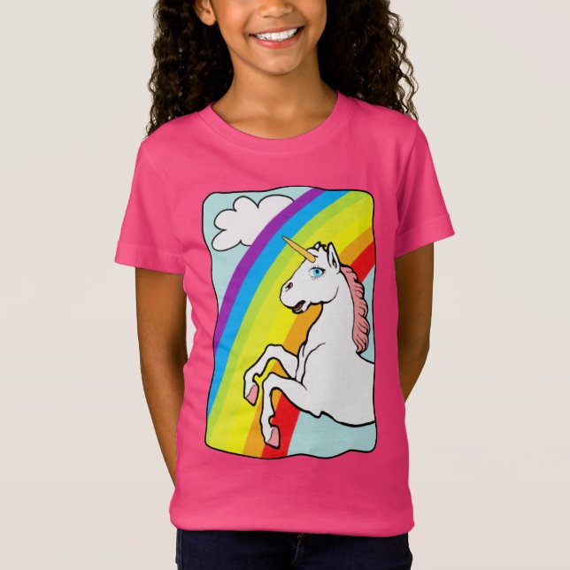 Camiseta Unicorn Rainbow (Frente)