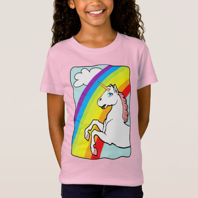 Camiseta Unicorn Rainbow (Frente)