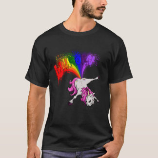 Camiseta unicorn rainbow fart