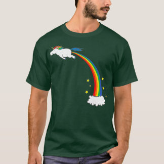 Camiseta Unicorn Rainbow Fart