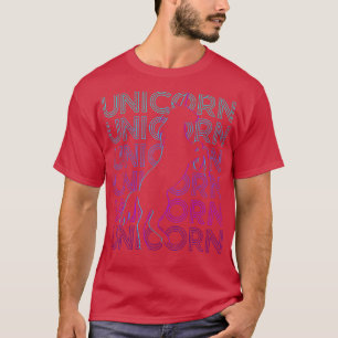 Camiseta Unicorn Retro