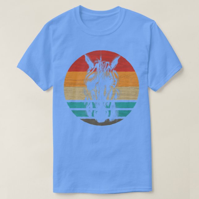 Camiseta Unicorn Retro Style Vintage  (Frente do Design)