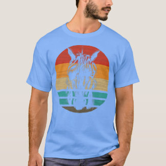 Camiseta Unicorn Retro Style Vintage