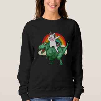 Camiseta Unicorn Riding Rex Dinosaur Boys Girls Men Women R