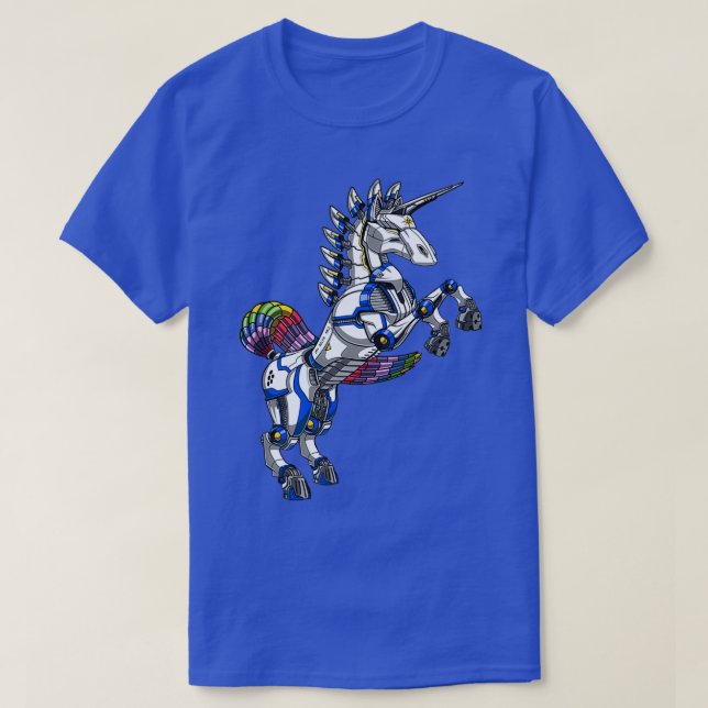 Camiseta Unicorn Robot (Frente do Design)
