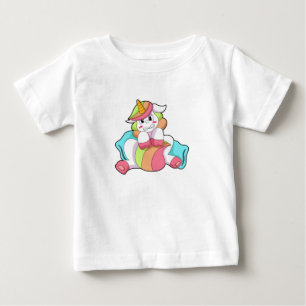 Camiseta Unicorn Shy com Travesseiro