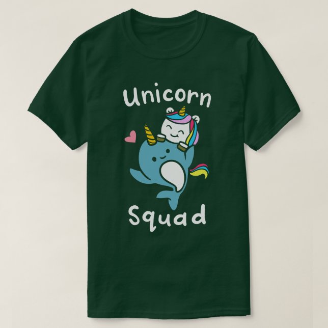 Camiseta Unicorn Sqad Narwal (Frente do Design)