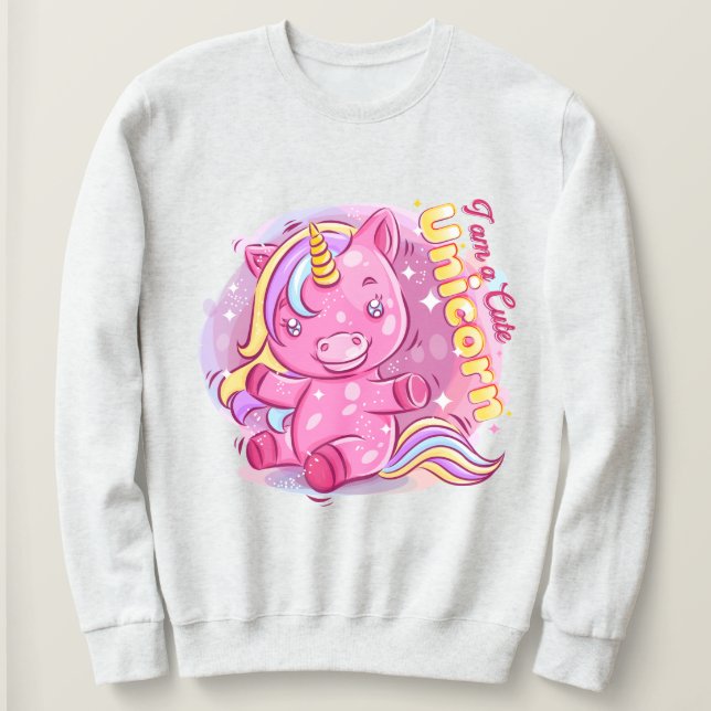 Camiseta Unicorn Sweatshirt (Frente do Design)